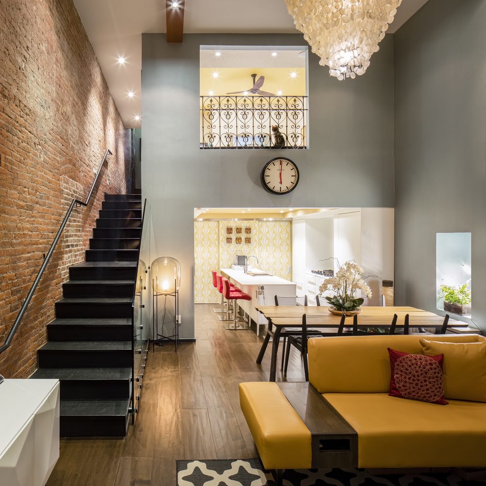 Charlie's Designs - Living room, kitchen and bedroom upstairs - Interior Design Near Me - New York, New York