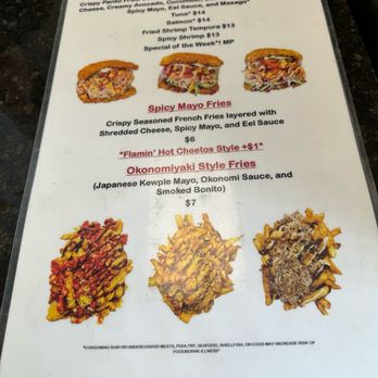 Sushi Coup - Menu - Poke Near Me - Madison Heights, Michigan