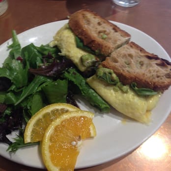 Sunflower Caffe - California folded sandwich - Coffee & Tea Near Me - Sonoma, California