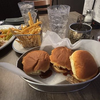 Fred Harvey Tavern - Pork sniders sandwich with fries - Beer Bar Near Me - Grand Canyon, Arizona Fred Harvey Tavern - Pork sniders sandwich with fries - Beer Bar Near Me - Grand Canyon, Arizona
