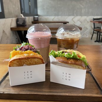 Semicolon Cafe - Bulgogi on right. SOS on left. - Sandwiches Near Me - Chantilly, Virginia Semicolon Cafe - Bulgogi on right. SOS on left. - Sandwiches Near Me - Chantilly, Virginia