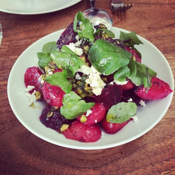Farmshop - Beet salad with goat cheese, watercress, and poppyseed - Breakfast & Brunch Near Me - Larkspur, California Farmshop - Beet salad with goat cheese, watercress, and poppyseed - Breakfast & Brunch Near Me - Larkspur, California