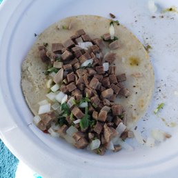 Saddest looking and tasting tacos ever.