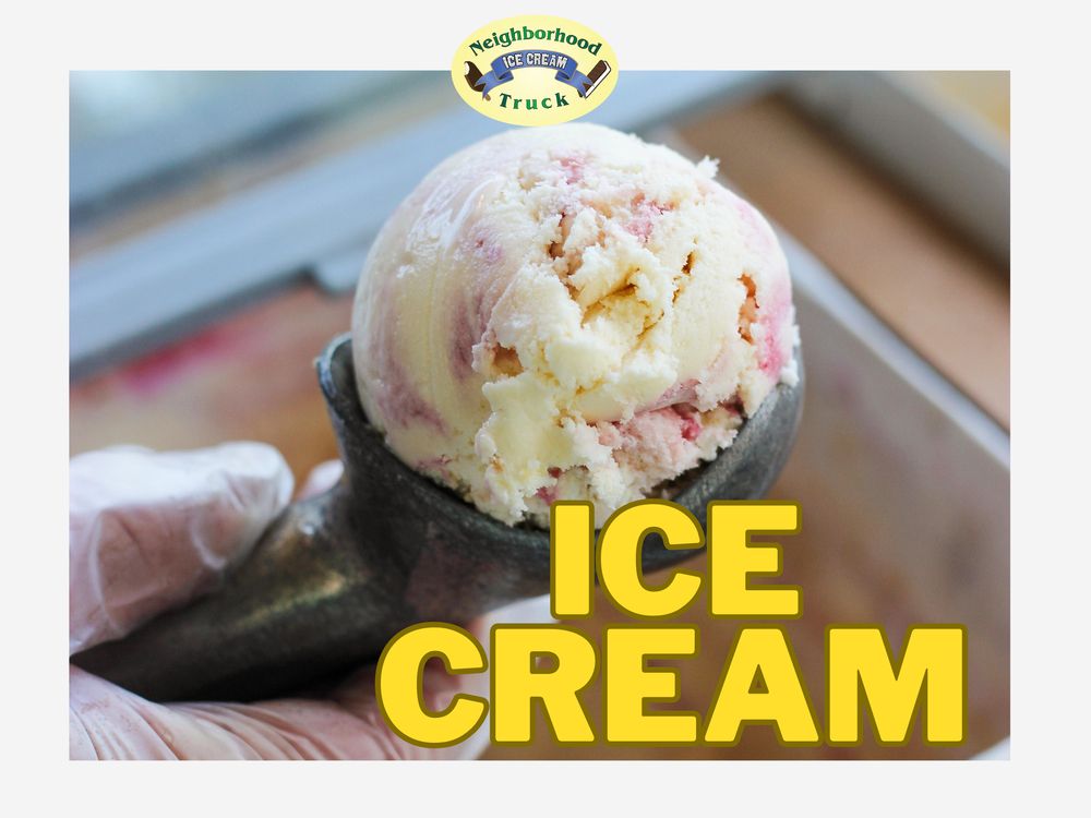 Neighborhood Ice Cream Truck Logo