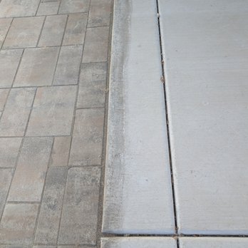 Lavish Gardens Landscape - Original concrete stained from work done when pavers were installed - Landscaping Near Me - Rocklin, California