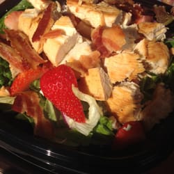 Wendy's - Summer strawberry salad. Only 550 calories! Not bad for Wendy's