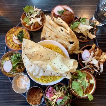 Bhuna - Veggie thali for 2 :) - Indian Near Me - Portland, Oregon Bhuna - Veggie thali for 2 :) - Indian Near Me - Portland, Oregon