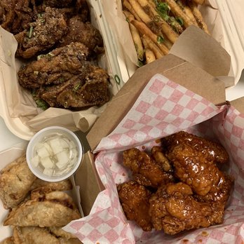 Soul Chicken - Bottom two are from Soul Chicken. Top two are from Chicken and Brisket nearby. - Chicken Wings Near Me - Honolulu, Hawaii Soul Chicken - Bottom two are from Soul Chicken. Top two are from Chicken and Brisket nearby. - Chicken Wings Near Me - Honolulu, Hawaii