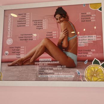 Sugaring NYC - Hackensack - Service menu - Waxing Near Me - Hackensack, New Jersey
