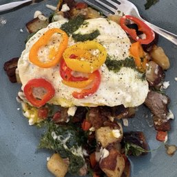 Steak and eggs chimichuri Steak and eggs chimichuri