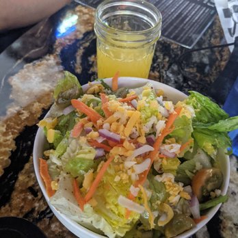 Sunrise Casablanca - Side salad and a bottomless mimosa in the back and when I say bottomless, I mean it! Both items are delicious! - Bars Near Me - Las Vegas, Nevada Sunrise Casablanca - Side salad and a bottomless mimosa in the back and when I say bottomless, I mean it! Both items are delicious! - Bars Near Me - Las Vegas, Nevada