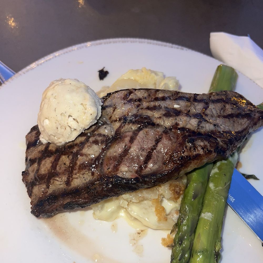 Bluewater Avalon - Steak, Au Gratin Potatoes, Asparagus - Seafood Near Me - Avalon, California Bluewater Avalon - Steak, Au Gratin Potatoes, Asparagus - Seafood Near Me - Avalon, California