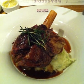 Brasserie Vacherin - Lamb shank, spring onion mash, rosemary jus - French Near Me - Sutton, XGL