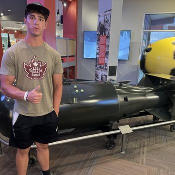 Bradbury Science Museum - Little boy with my boy - Museums Near Me - Los Alamos, New Mexico