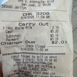 Charged 3.19 when it was marked 2.49