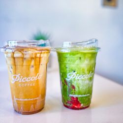 Piccolo Coffee - Einspänner and strawberry matcha 10/10