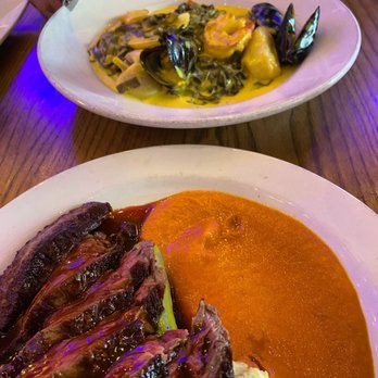 Shorebreak Lodge - Black Angus Deckle (Ribeye Cap) Shellfish & Squid Ink Linguine - New American Near Me - Rehoboth Beach, Delaware Shorebreak Lodge - Black Angus Deckle (Ribeye Cap) Shellfish & Squid Ink Linguine - New American Near Me - Rehoboth Beach, Delaware