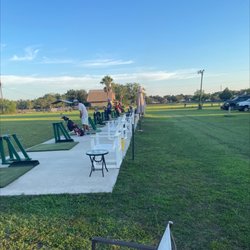 Driving range tees