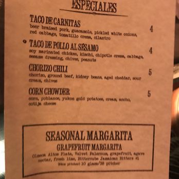 Bakersfield DET - Menu - Tacos Near Me - Detroit, Michigan
