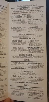 Menu photo 2 The Westy Seattle, WA Menu photo 2 The Westy Seattle, WA