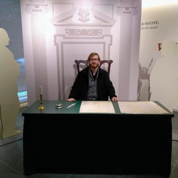 Independence Hall - The mock-up of the President of Congress's desk and chair in the visitor center. - Landmarks & Historical Buildings Near Me - Philadelphia, Pennsylvania Independence Hall - The mock-up of the President of Congress's desk and chair in the visitor center. - Landmarks & Historical Buildings Near Me - Philadelphia, Pennsylvania