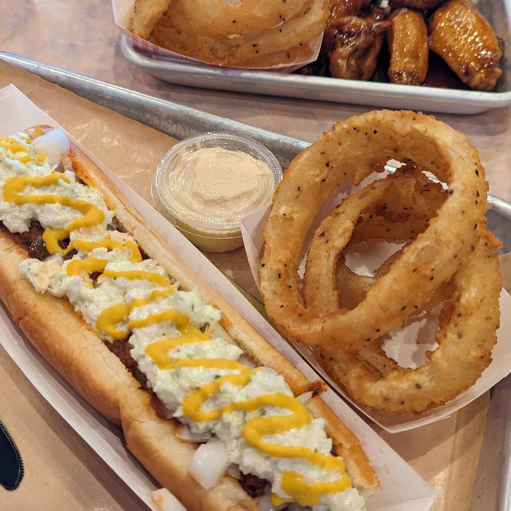 Waldo's Wings - Don't sleep on the footlong hotdog! - Burgers Near Me - Winston Salem, North Carolina Waldo's Wings - Don't sleep on the footlong hotdog! - Burgers Near Me - Winston Salem, North Carolina