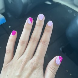 Amazing manicure with designs!!