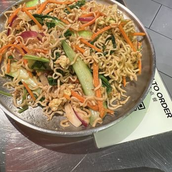 Chubby Skewers | Mesa - Instant noodle stir fry with egg and vegetables. - Barbeque Near Me - Mesa, Arizona
