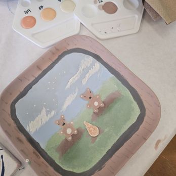Color Me Mine - Plate - Paint-Your-Own Pottery Near Me - Tustin, California Color Me Mine - Plate - Paint-Your-Own Pottery Near Me - Tustin, California