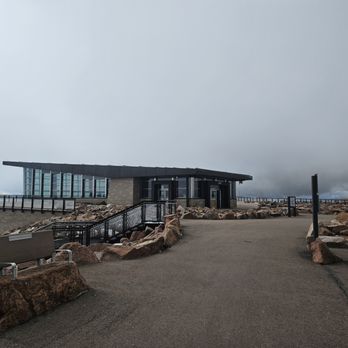 Pikes Peak - America's Mountain - Summit visitor center exterior - Hiking Near Me - Cascade, Colorado