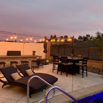 Root zone Landscape Construction - a patio and pool - Landscaping Near Me