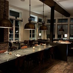 Interior of restaurant