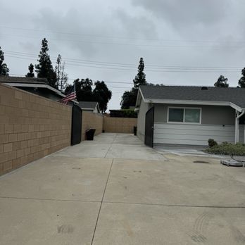 We Clean Exteriors - Before side driveway - Solar Panel Cleaning Near Me We Clean Exteriors - Before side driveway - Solar Panel Cleaning Near Me