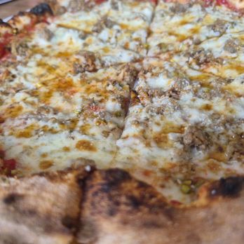 Wood Capital Pizza - Sausage + Pistachio - Pizza Near Me - Jasper, Indiana Wood Capital Pizza - Sausage + Pistachio - Pizza Near Me - Jasper, Indiana