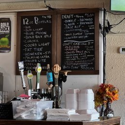 Draft beer menu