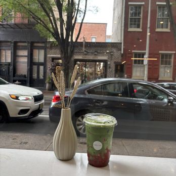 Coffee Zeit - strawberry matcha latte - Coffee & Tea Near Me - Philadelphia, Pennsylvania