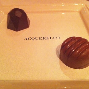 Acquerello - After-dinner chocolates - Italian Near Me - San Francisco, California