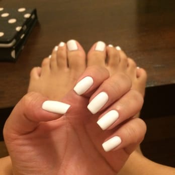 Luxi Nails & Spa - Reg pedi and gel mani. Love it. Very satisfied - Nail Salons Near Me - Highland Park, New Jersey