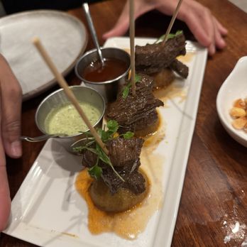 Costa Contemporary Kitchen - Anticuchos de picanha - Peruvian Near Me - Costa Mesa, California Costa Contemporary Kitchen - Anticuchos de picanha - Peruvian Near Me - Costa Mesa, California