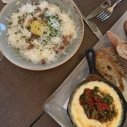 Carbonara crab gnocchi & Provoletta