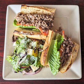 Fresta’s - Philly Cheesesteak with Cooper Sharp cheese.  Yum - Italian Near Me - Sarasota, Florida