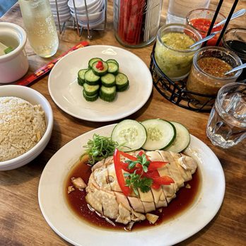 Ginger & Scallion - Singaporean-style chicken, cucumber salad | IG: @eat.sar - Thai Near Me - Seattle, Washington Ginger & Scallion - Singaporean-style chicken, cucumber salad | IG: @eat.sar - Thai Near Me - Seattle, Washington