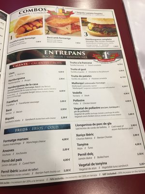 Menu photo 2 El Berro Barcelona, B