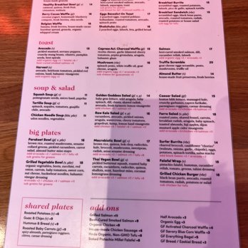 Parakeet Cafe - Del Mar - Menu as of 4/8/2023 (2) - Coffee & Tea Near Me - San Diego, California