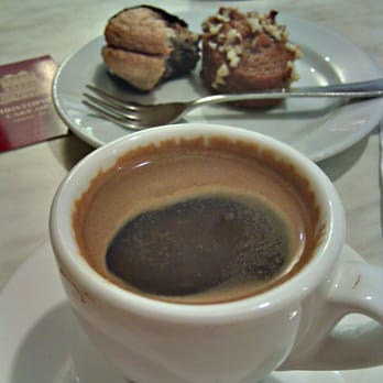 Christopher's Cake Shop - Perfect post lunch snack obtained .. Greek coffee, melomakarona, and baby choc amaret - Bakeries Near Me - Surry Hills, NSW