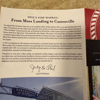 Phil's Fish Market & Eatery - Move - Seafood Near Me - Castroville, California Phil's Fish Market & Eatery - Move - Seafood Near Me - Castroville, California