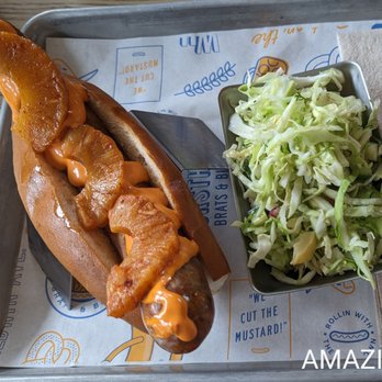 Wursthall - Pineapple top brat - German Near Me - San Mateo, California