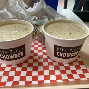 Pike Place Chowder - Pacific Place - New England Clam Chowder - Seafood Near Me - Seattle, Washington