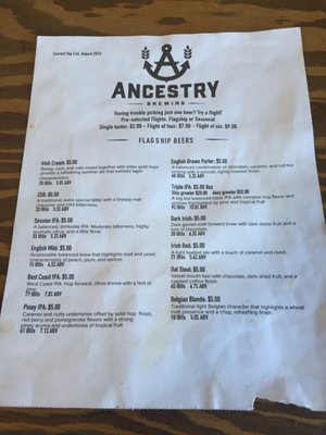 Menu photo 7 Ancestry Brewing Tualatin, OR Menu photo 7 Ancestry Brewing Tualatin, OR