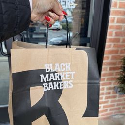 Exterior outside entrance of Black Market Bakers - Front of store within their bag! - Annapolis, Maryland Exterior outside entrance of Black Market Bakers - Front of store within their bag! - Annapolis, Maryland